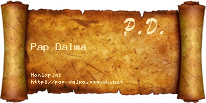 Pap Dalma névjegykártya